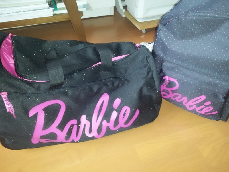 Barbieキャリーケース、ボストンバック バービー Barbie キャリーバッグ ボストンバッグ コロコロ付き