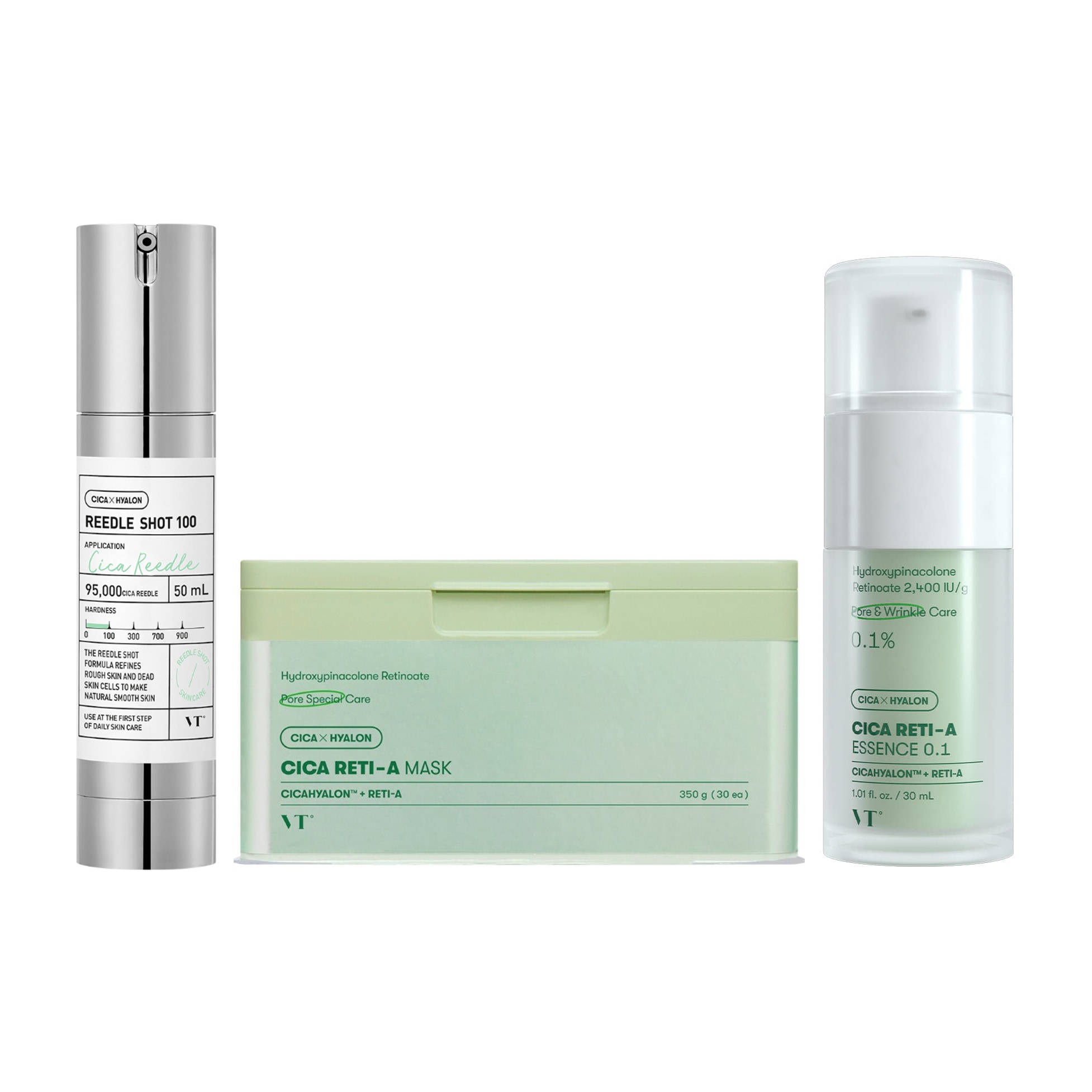 CICA×HYALON REDELE SHOT スキンケアセット VTリードルショット毛穴