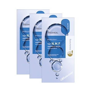 メディヒール MEDIHEAL 【N.M.F 15枚 & ティーツリー 15枚】計30枚セット 　　パック 美容 韓国コスメ シートマスク MP513 : MEDIHEAL(メディヒール) N.M.F アクアリング アンプル