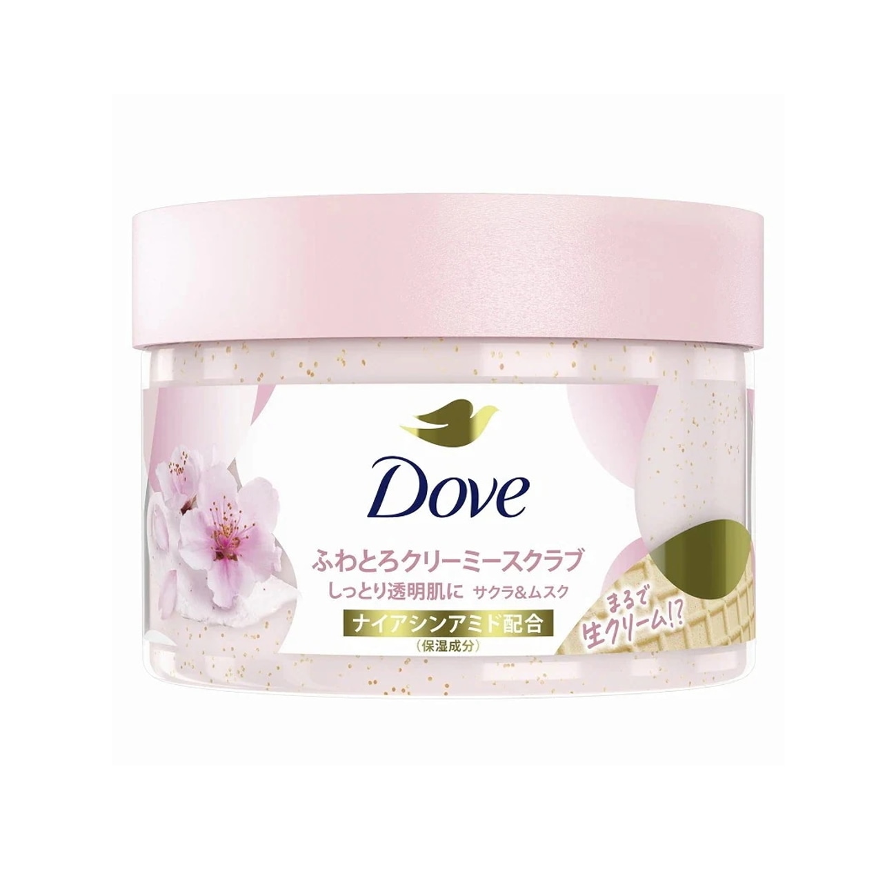 ダヴ（Dove）クリーミースクラブ サクラ＆ムスク 298g×3 Dove（ダヴ） クリーミースクラブ サクラ＆ムスク 298g ユニリーバ