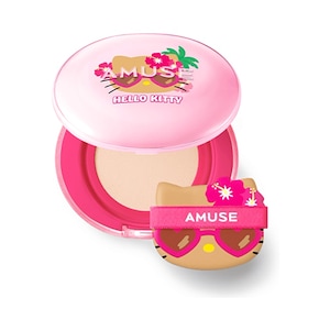 amuse キティー 2025年夏新作口紅】【AMUSE x 日焼けハローキティ】フルメイク