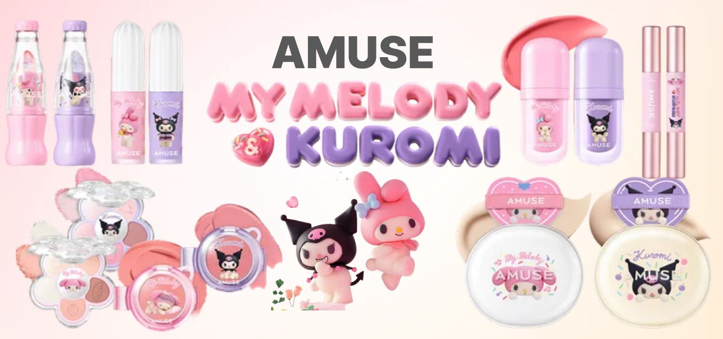 amuse マイメロディ　6点セット Qoo10] アミューズ [新作](+人形キーリング贈呈)マイメロ : ポイントメイク