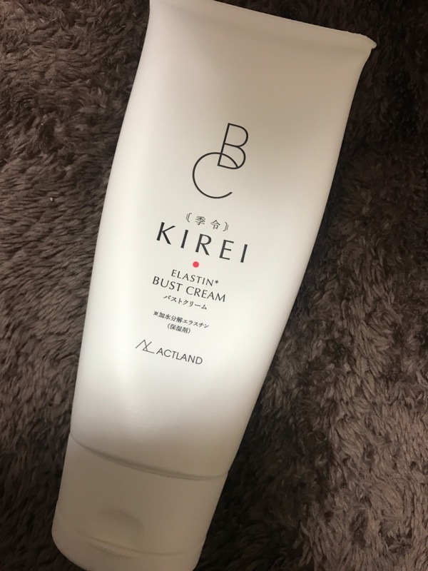 季令 KIREI バストクリーム 120g 高純度エラスチン配合