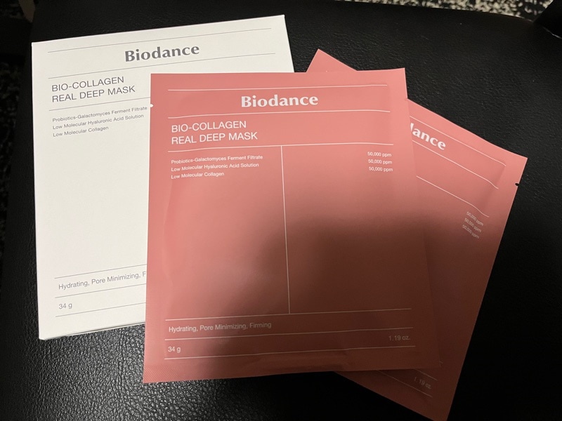バイオコラーゲンリアルディープマスク, 4枚