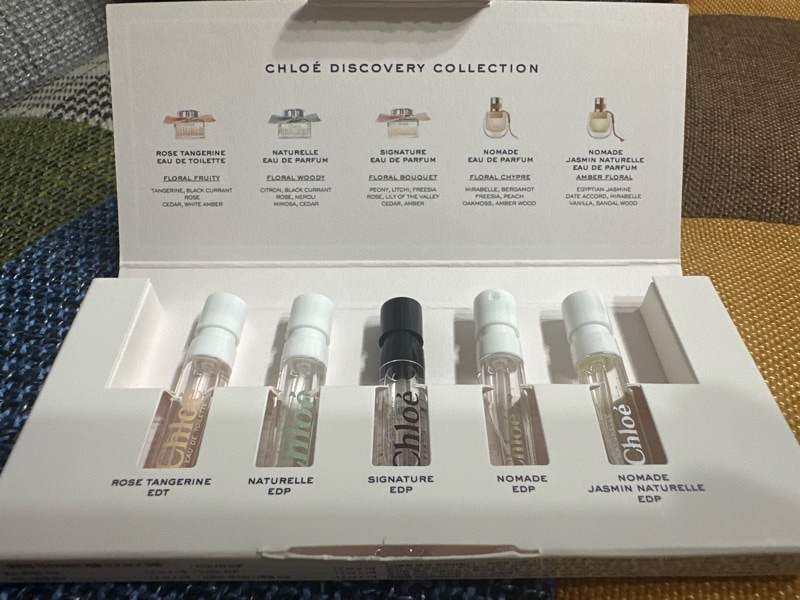クロエオーデパルファムディスカバリーセット 2023年11月1日（水）クロエのベストセラーフレグランスからホリデー