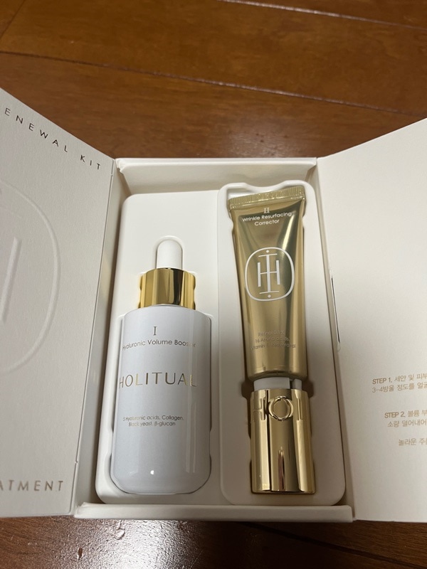 Qoo10] HOLITUAL 【2STEPシワケアキット】パワーリニュ