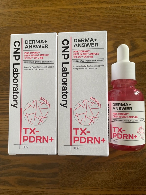 PDRN+ ピンクトーニングディープインショットアンプル 他美容液、トナー 試してみた】ピンクトーニング™︎ディープインショットアンプル