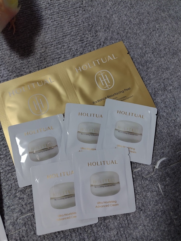 HOLITUAL 2点セット Qoo10] HOLITUAL 【2STEPシワケアキット】パワーリニュ
