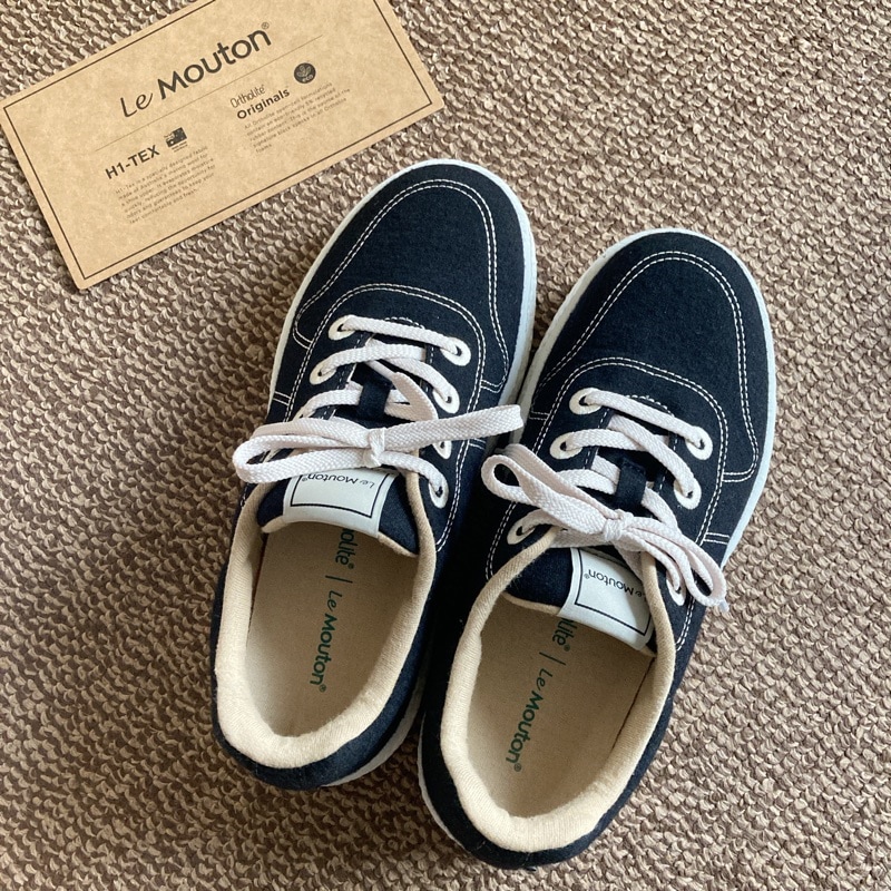 Qoo10 le mouton メイト 軽い メリノ ウール ストライプ