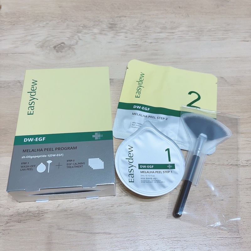 新品！DW-EGF メララピール プログラム　大容量　(3分LHAピーリング) Easydew DW-EGF MELALHA Peel One Day Program | OLIVE YOUNG Global