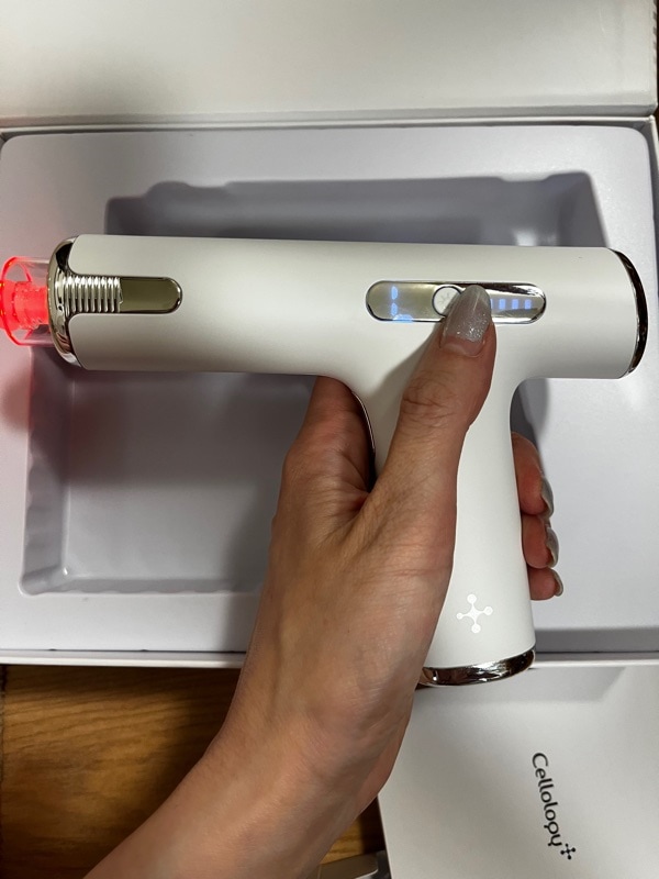 ［新品未使用］【美白美顔器】セルオロジーメリタンショットガン 試してみた】メリタンショットガン セルオロジーのリアルな