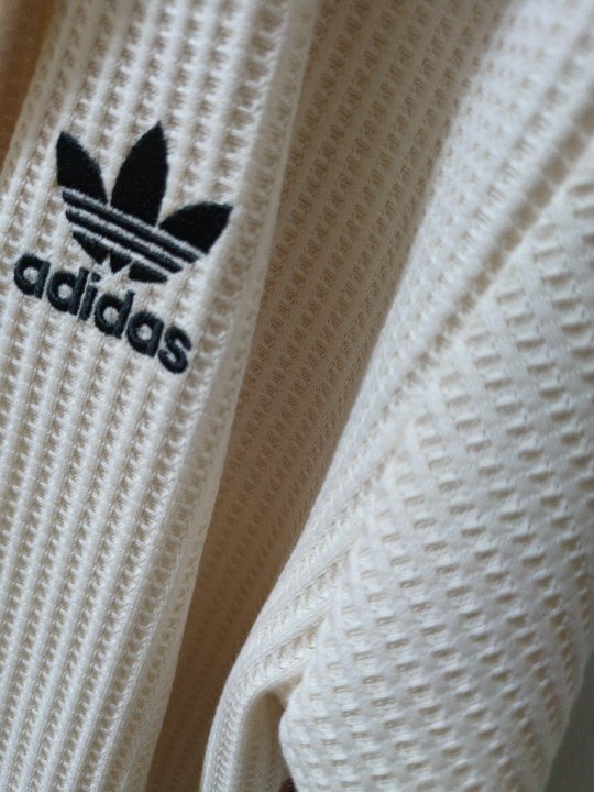 アディダス adidas ワッフル　トラックジャケット Lサイズ　ホワイト　本物 アディダス adidas ワッフル トラックジャケット Lサイズ - メルカリ