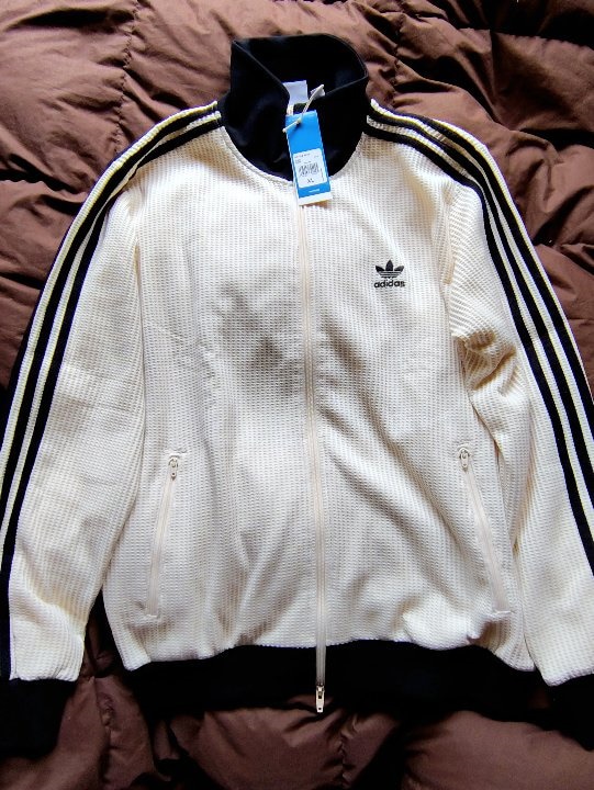 Qoo10 adidas ワッフル トラック ジャケット ミドル