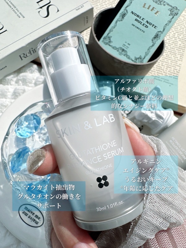 Qoo10] スキンアンドラブ 【無臭グルタチオン6%】グルタチオンラデ