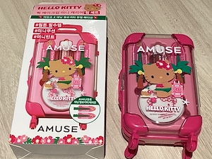 日焼けハローキティ]クイックメイクミニキャリーセット