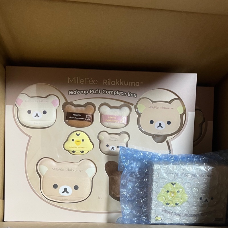Qoo10] MilleFée リラックマ メイクパフ 単品5種セット