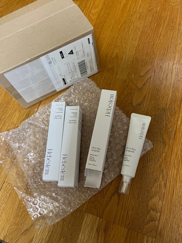 Qoo10] Hebestem [1個/3個選択]グロウ サンアンプル