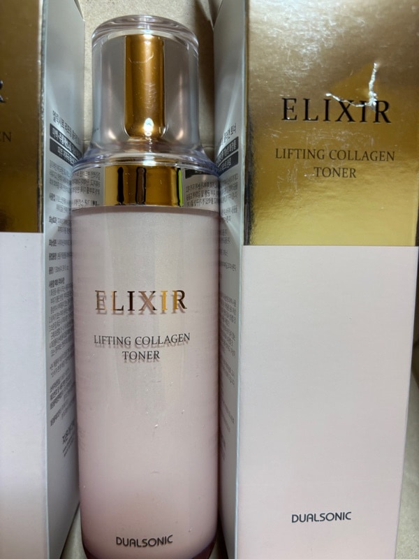 新品未使用 デュアルソニック ELIXIR リフティングコラーゲンセット エリクシールリフティングコラーゲンアンプル, 35ml