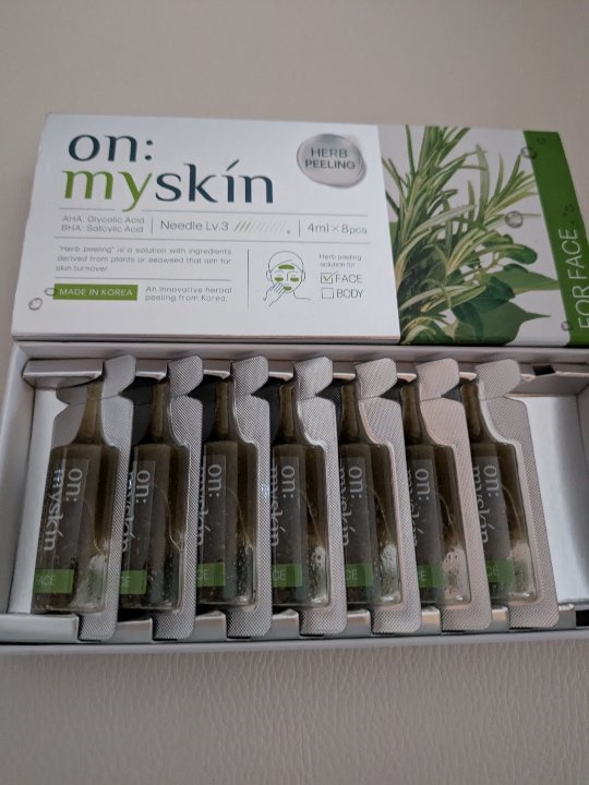 on: myskin ハーブピーリング　8本入り　2箱セット Amazon | 【公式】on:myskin face用│自宅でハーブピーリング