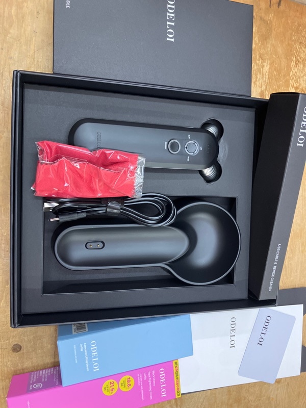 ODELOI オドロイ チタンショット 中周波美顔器 ガルバニック フェイシャル Qoo10] ODELOI オドロイ チタンショット 中周波 美顔器