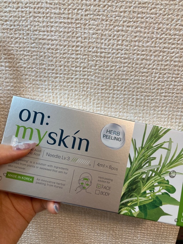 on:my skin HERB PEELING 4ml×8pcs 2個セット on: myskin Herb Peeling 4ml x 8包 2セット on: my skin Herb