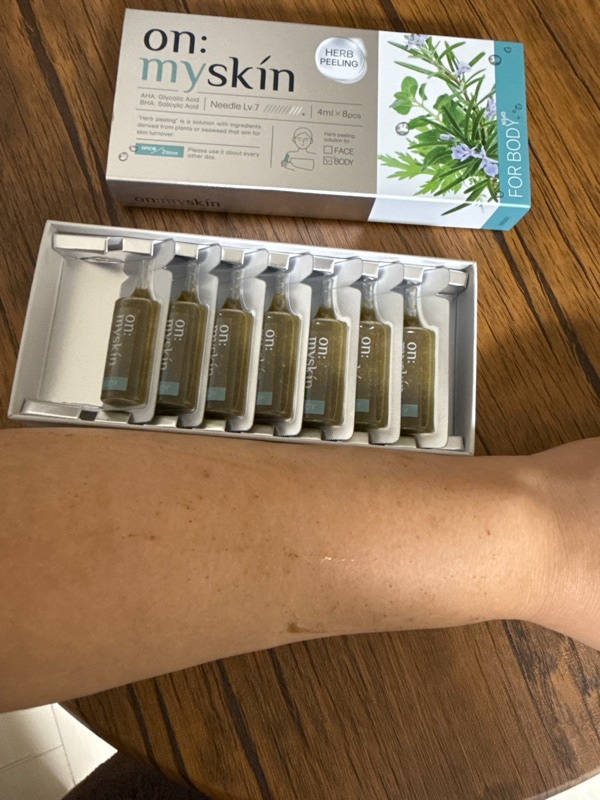 on: myskin ハーブピーリング 8pcs Amazon.co.jp: 【公式】on:myskin face用│自宅でハーブ