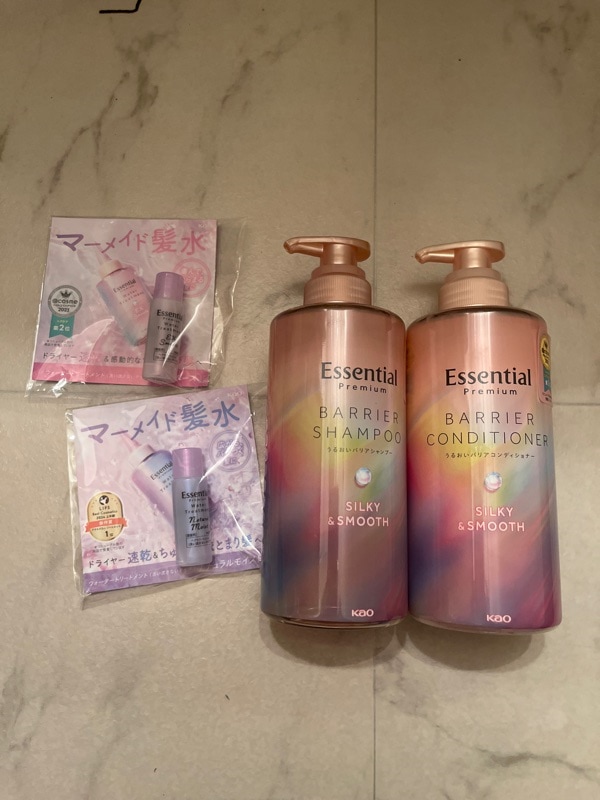 エッシェンシャル　バリアシャンプー＆コンディショナー　グロウモイスト　シルキー エッセンシャル / エッセンシャルプレミアム バリアシャンプー