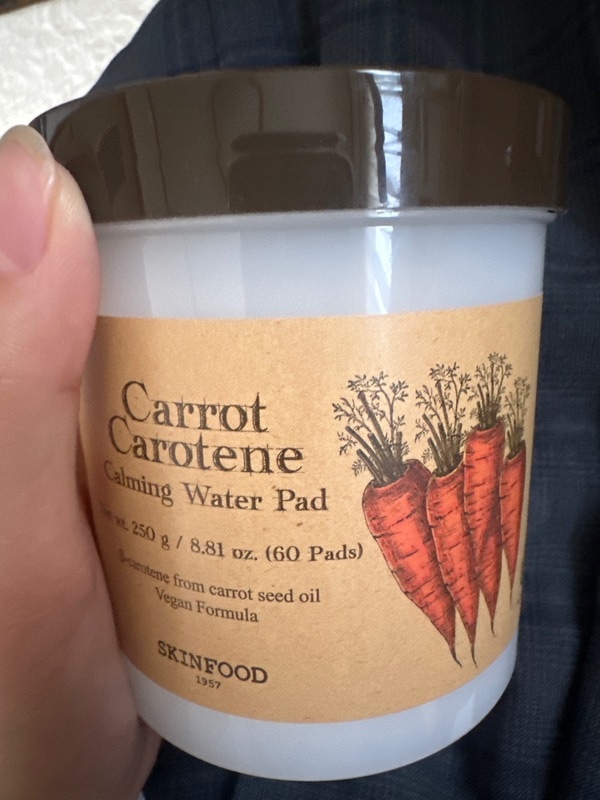 キャロットカロテンカーミングウォーターパッド, 60枚