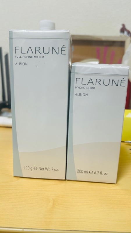 【未使用】フラルネ　フルリファインミルクEM 200g ・ハイドロボム200ml Amazon | フラルネ フルリファイン ミルク EM 200g ハイドロボム