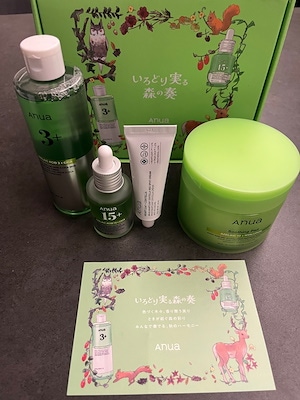 Anua 美容液セット いろどり実る森の奏 Qoo10] アヌア 【ビタミン