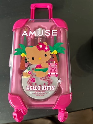 日焼けハローキティ]クイックメイクミニキャリーセット