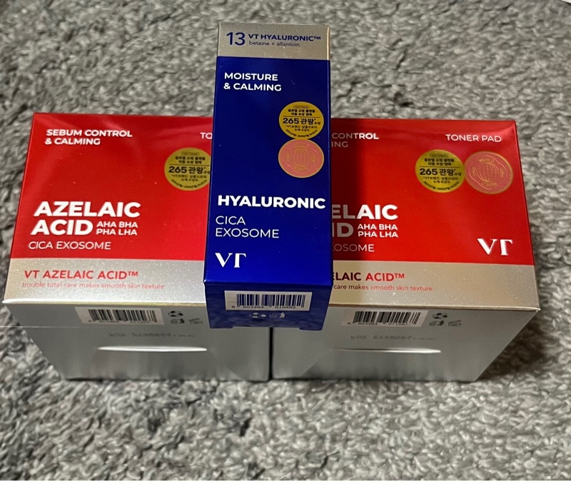 VT アゼライン酸　フェイスパック　クレンジング　トナーパット　おまとめSET 楽天市場】【VT公式】アゼライン酸 2点セット【A1 カーミング