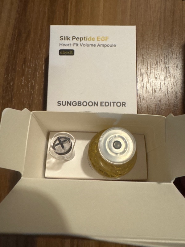 シルクペプチドEGFハートフィットボリュームアンプル, 2個