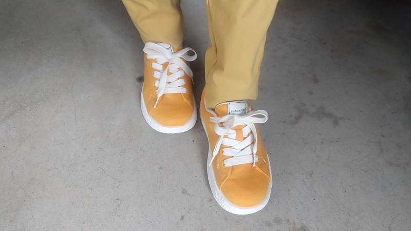 ルムトン バディ IVORY / 疲れない 軽い メリノウール 靴 24cm