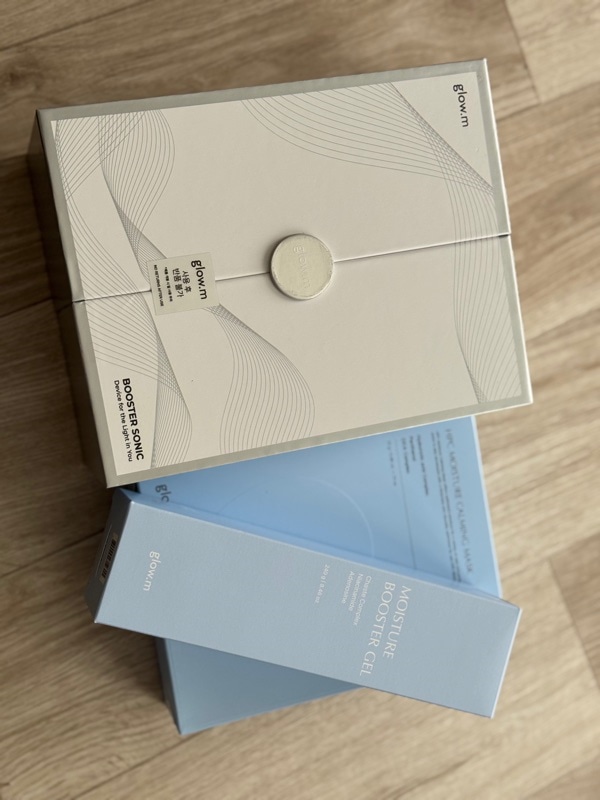 【未使用】glow.m ブースターソニック Qoo10] Glow.M 【プレミアムエステ体験】ブースターソニッ