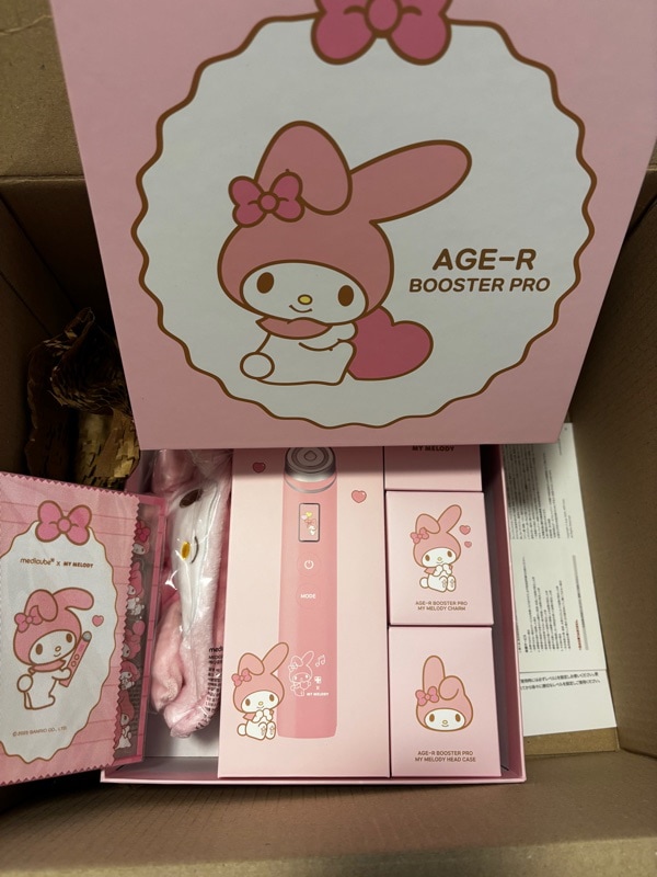 ★ラスト【新品・未開封】【HELLO KITTY】 AGE-R ブースタープロ 新品 メディキューブ ブースタープロ ハローキティ 美顔器