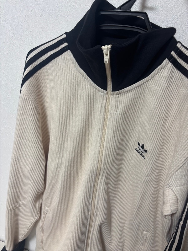 Qoo10 adidas ワッフル トラック ジャケット ミドル