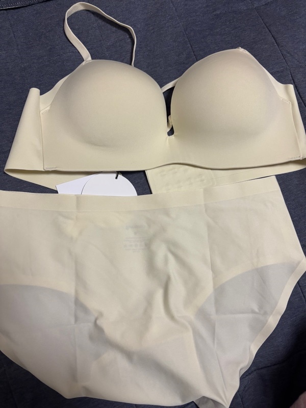 Qoo10 crassiang 【3セット】ミルクブラ 無地 ノンワイヤ