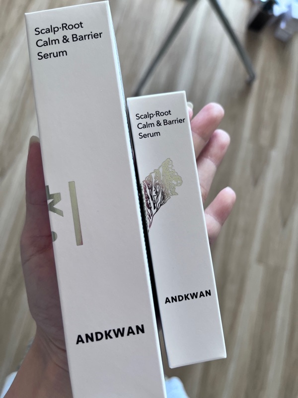 Qoo10] ANDKWAN スカルプロート カーム＆バリア × 櫛一