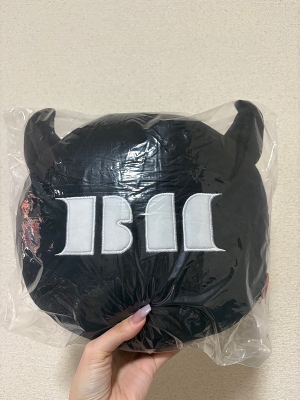 babymonster バッグ 黒 ソウルコン 韓国 horn plush babymonster ベビモン 韓国限定 horn plush バックパック BABYMONSTER