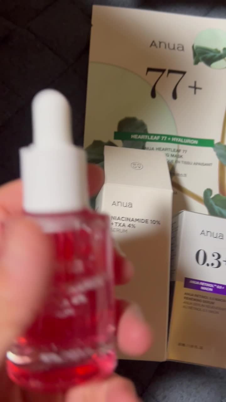 ooo._ 　Anua/アヌア　美容液　4点セット Qoo10] アヌア 肌ブースティングセット(導入液＋美容液
