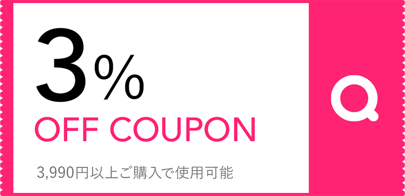 3%OFF COUPON