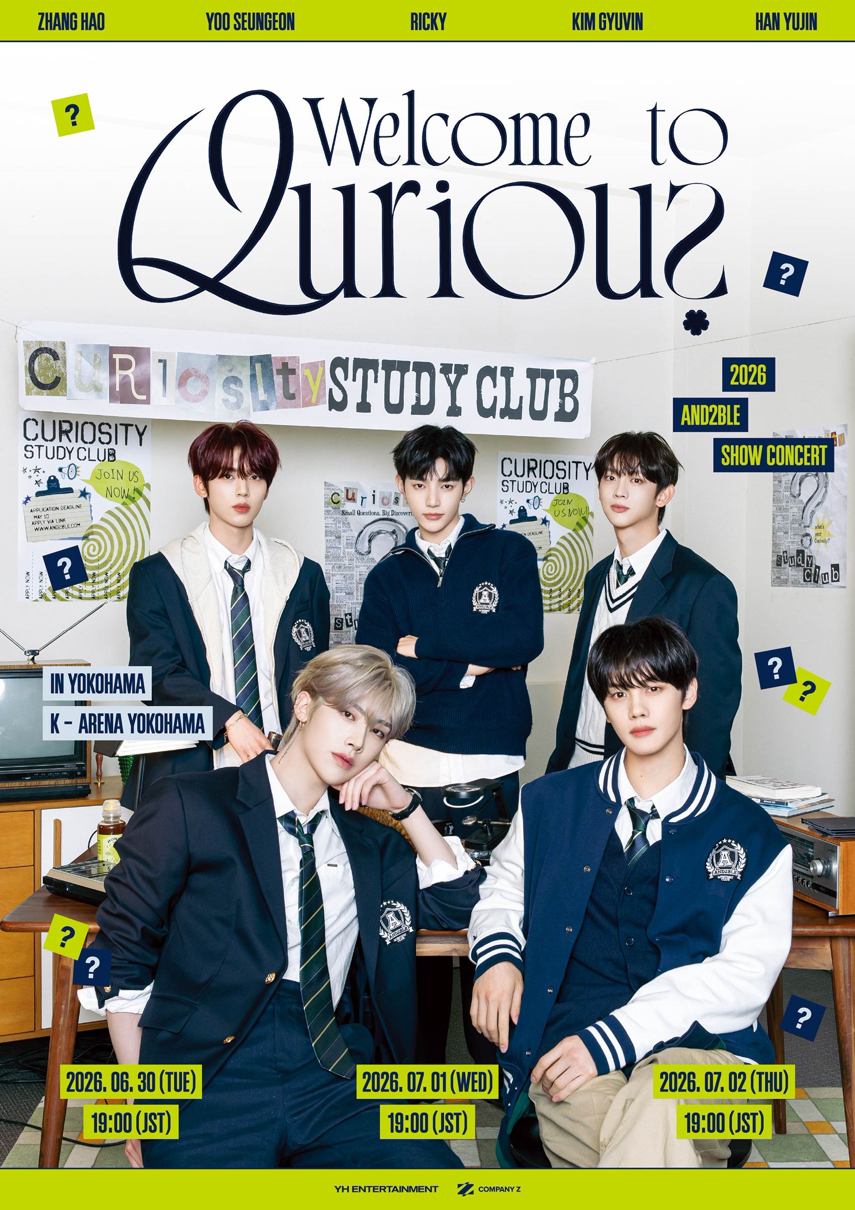 2026 AND2BLE SHOW CONCERT : Welcome to Qurious In Japan