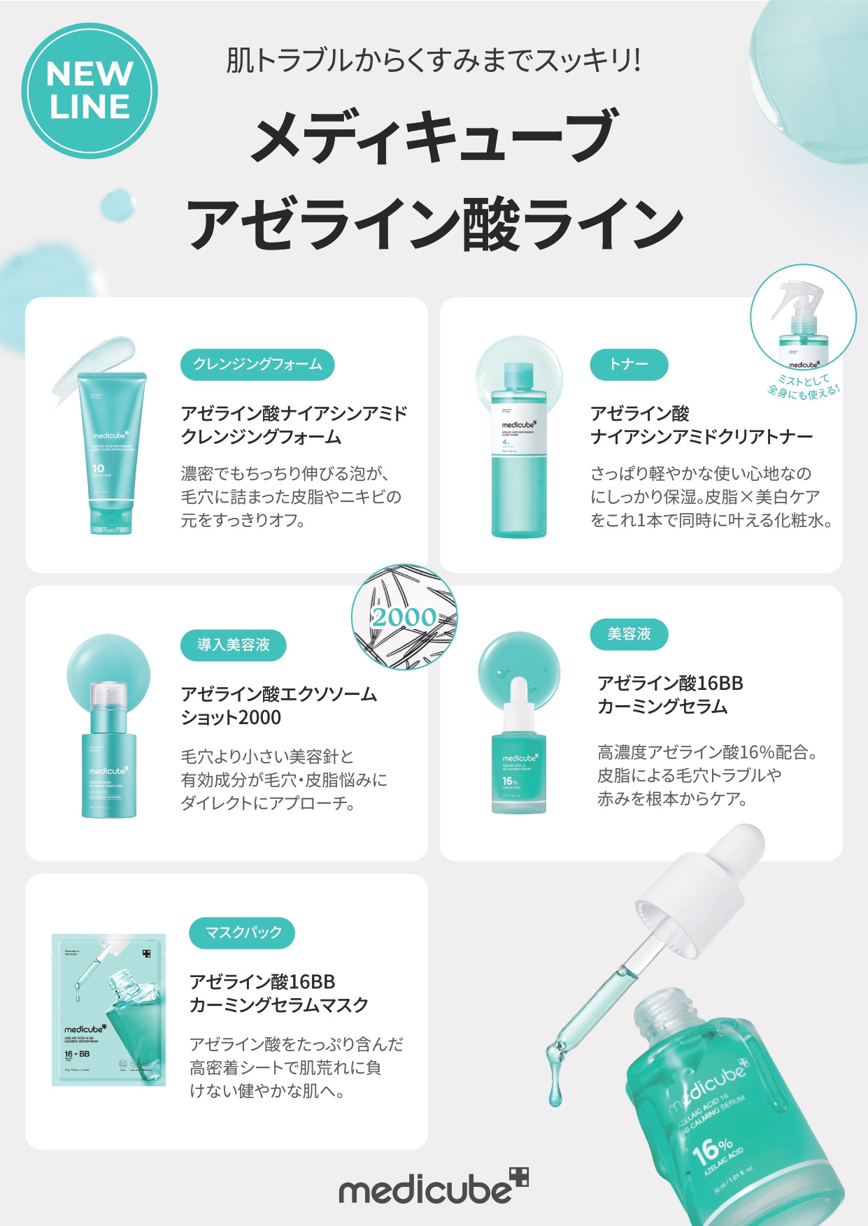 メディキューブ】アゼライン酸特集ページ