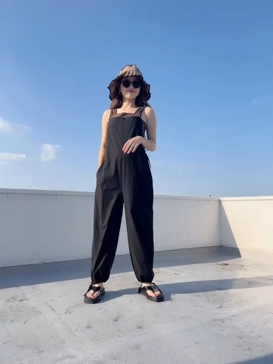 AMELY 水着 タンキニ サロペット AMELY by La-gemme］三点SET スイム