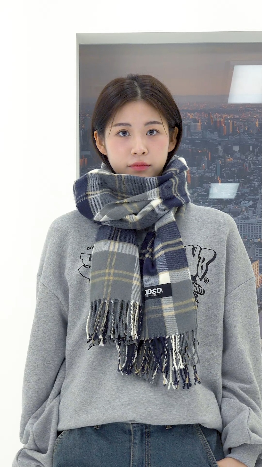 Qoo10 LUV IS TRUE EV DOT HOOD マフラー [マル