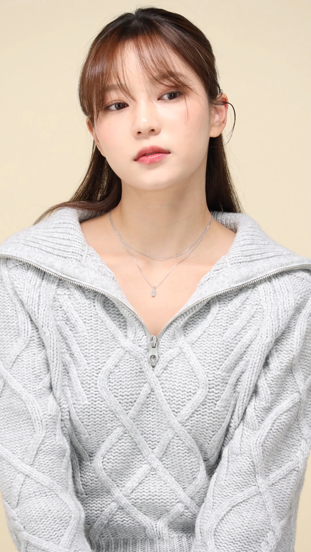 ★Hei★ baguette layered necklace★韓国人気★ baguette layered necklace – HEI 2025