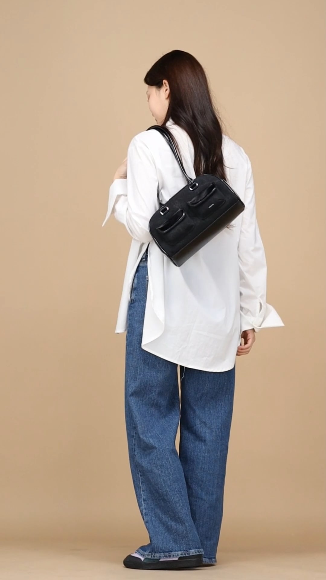Qoo10 STAND OIL CHUBBY BAG 飾りなし ショルダ
