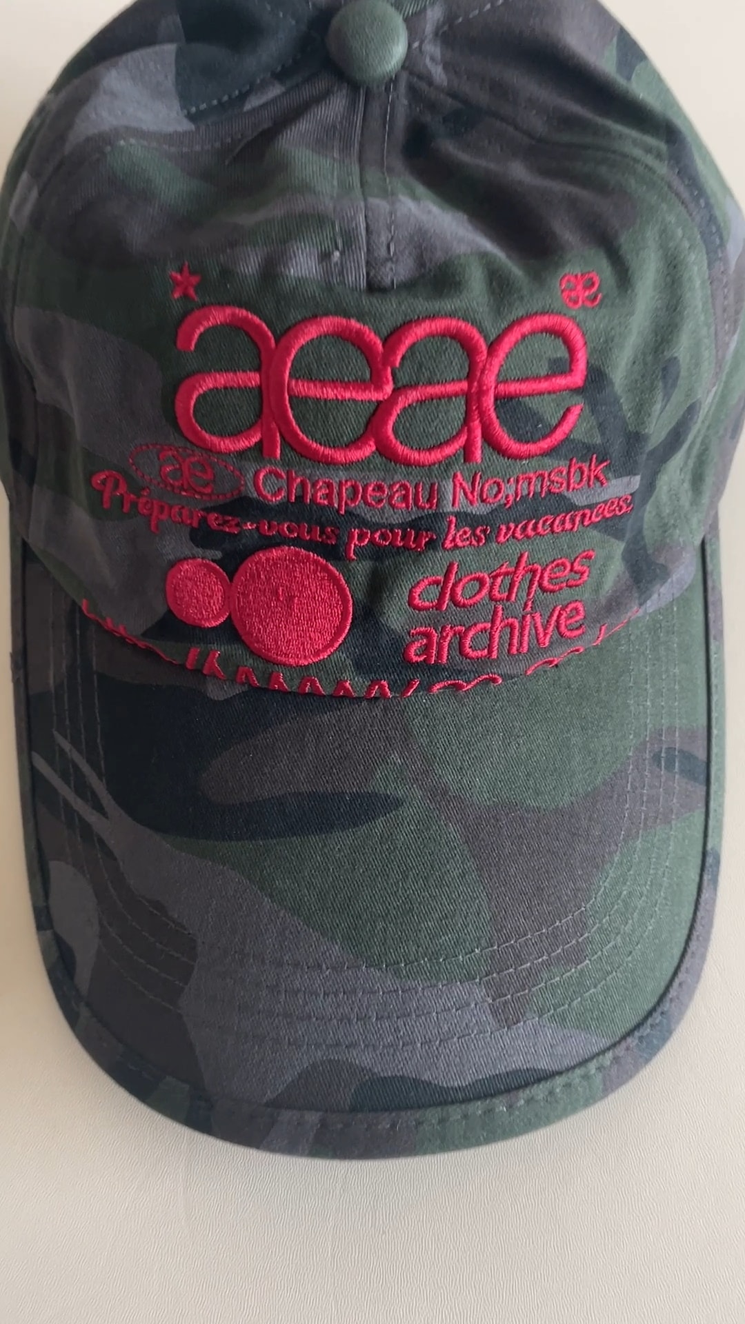 Qoo10 aeae WEB LOGO CAMO ロゴ キャッ