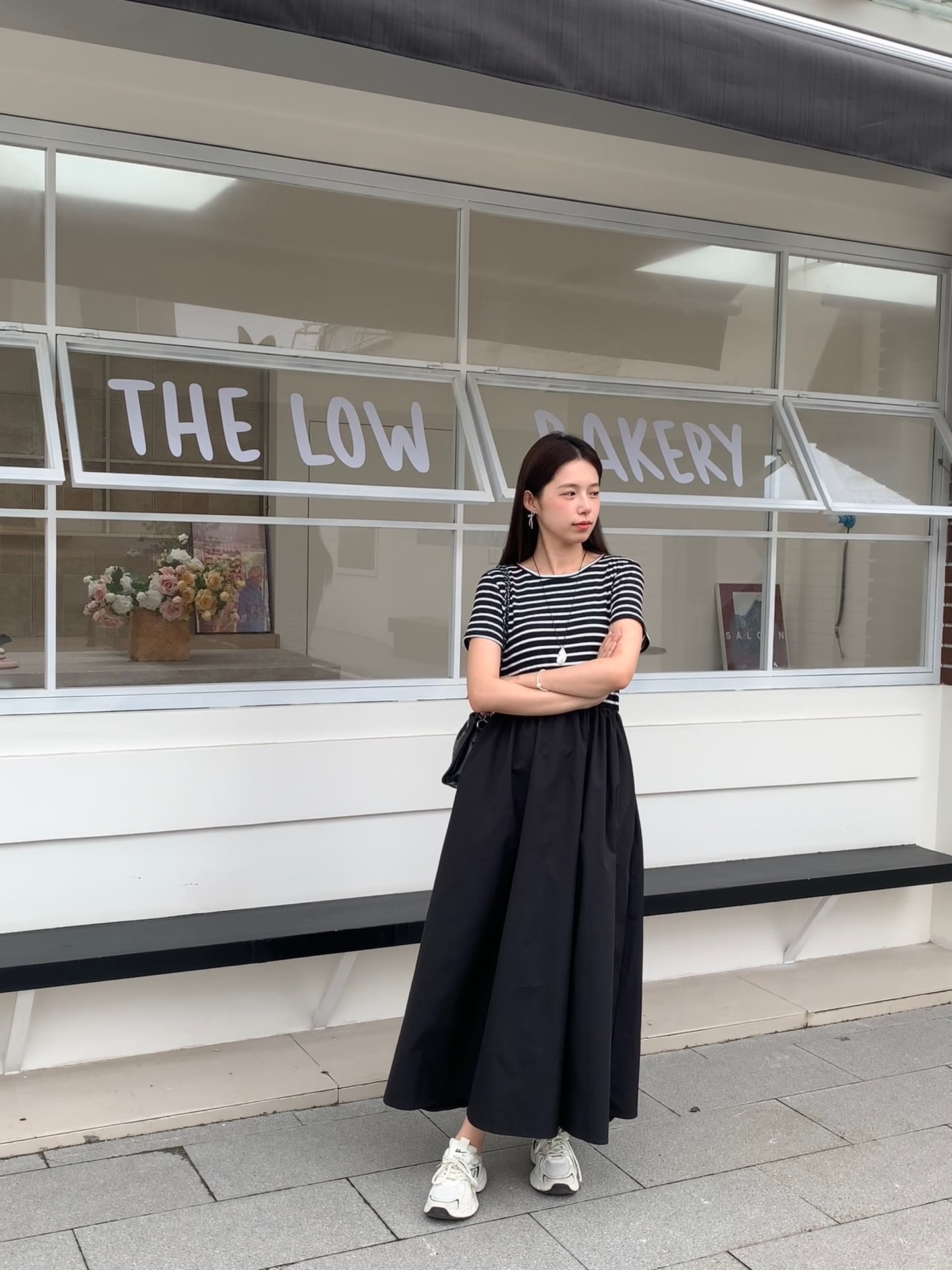 【新品タグ付】Whim Gazette ノースリーブ　ドッキングワンピース Qoo10 ダークエンジェル 撥水加工ドッキングワンピース 無地 ロン